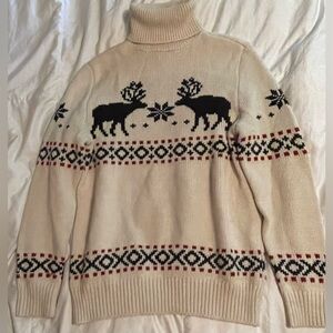 H&M  VTG style size small pullover turtleneck knit sweater